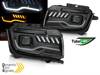 LAMPY PRZEDNIE CHEVROLET CAMARO 09-13 TUBE LIGHT SEQ BLACK