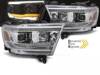 Lampy przednie do Dodge Ram 19-22 chrome tube seq