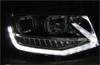 Lampy reflektory Vw T6 15- chrome tube led drl dts