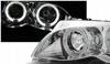 Lampy reflektory bmw e46 01-05 angel eyes chrome