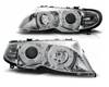 Lampy reflektory bmw e46 01-05 angel eyes chrome