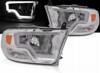 Lampy reflektory chrome LED do Dodge Ram 09-18