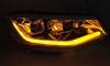 Lampy reflektory led chrome drl do VW Caddy 20-