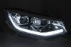 Lampy reflektory led chrome drl do VW Caddy 20-