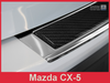 Nakładka na zderzak tylny do MAZDA CX-5 Carbon+Stal