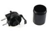 Oil catch tank 0.3L 10mm / 15mm TurboWorks PR Black