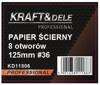 Papier ścierny 50szt. krążek 125mm P36 na rzep KD11806