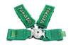 Pasy sportowe 4p 3" Green - Takata Replica harness