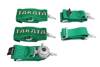 Pasy sportowe 5p 3" Green - Takata Replica harness