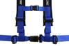 Pasy sportowe SLIDE 4p 2" Blue Homologacja E4