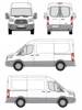 Platforma dachowa bagażnik Ford Transit VIII L2H2