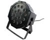 Reflektor led rgb disco 18 x3w led reflektor slim par