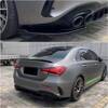 SPLITER TYLNY MERCEDES V177 A35 A45 GLOSSY BLACK