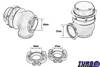 Wastegate zewnętrzny TurboWorks 40mm 0,5 Bar V-Band Blue