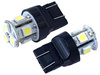 Żarówka VISION W21/5W (T20q) 12V 8x 5050 SMD LED, biała, 2 szt.