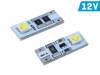 Żarówka VISION W5W (T10) 12V 2x 5050 SMD LED, CANBUS, biała, 2 szt.