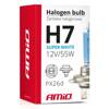 Żarówka halogenowa H7 12V 55W filtr UV (E4) Super White AMIO-01157