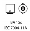 Żarówki 2 SZT LED P21W 1156 30 SMD 4014 CANBUS 24V EPL144