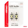 Żarówki LED CANBUS Festoon C5W 12SMD 2016 36mm White 12V 24V AMIO-04236