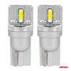 Żarówki LED STANDARD T10 W5W 2x1860 SMD White 12V 24V AMIO-03719