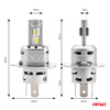 Żarówki samochodowe LED seria X2 H4/H19 6500K Canbus AMIO-02972