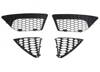 Zderzak przedni + Grill Chrom-Czarny Audi A4 B8 13-16 RS4 Style