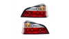 Zestaw Lamp Tylnych Crystal Red Clear PEUGEOT 106 1996-1998